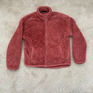 Fluffy Zip up Jacket